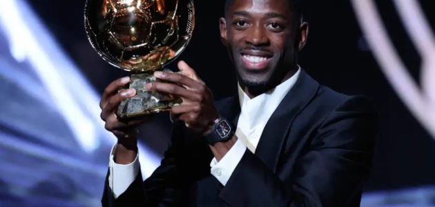 رسميًا.. الفرنسي ديمبلي يتوّج بالكرة الذهبية لعام 2025